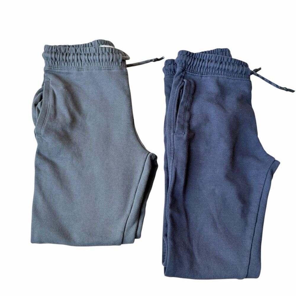 Mango Jogger Elastic waist adjustable drawstring side pockets 100% Cotton SZ 10